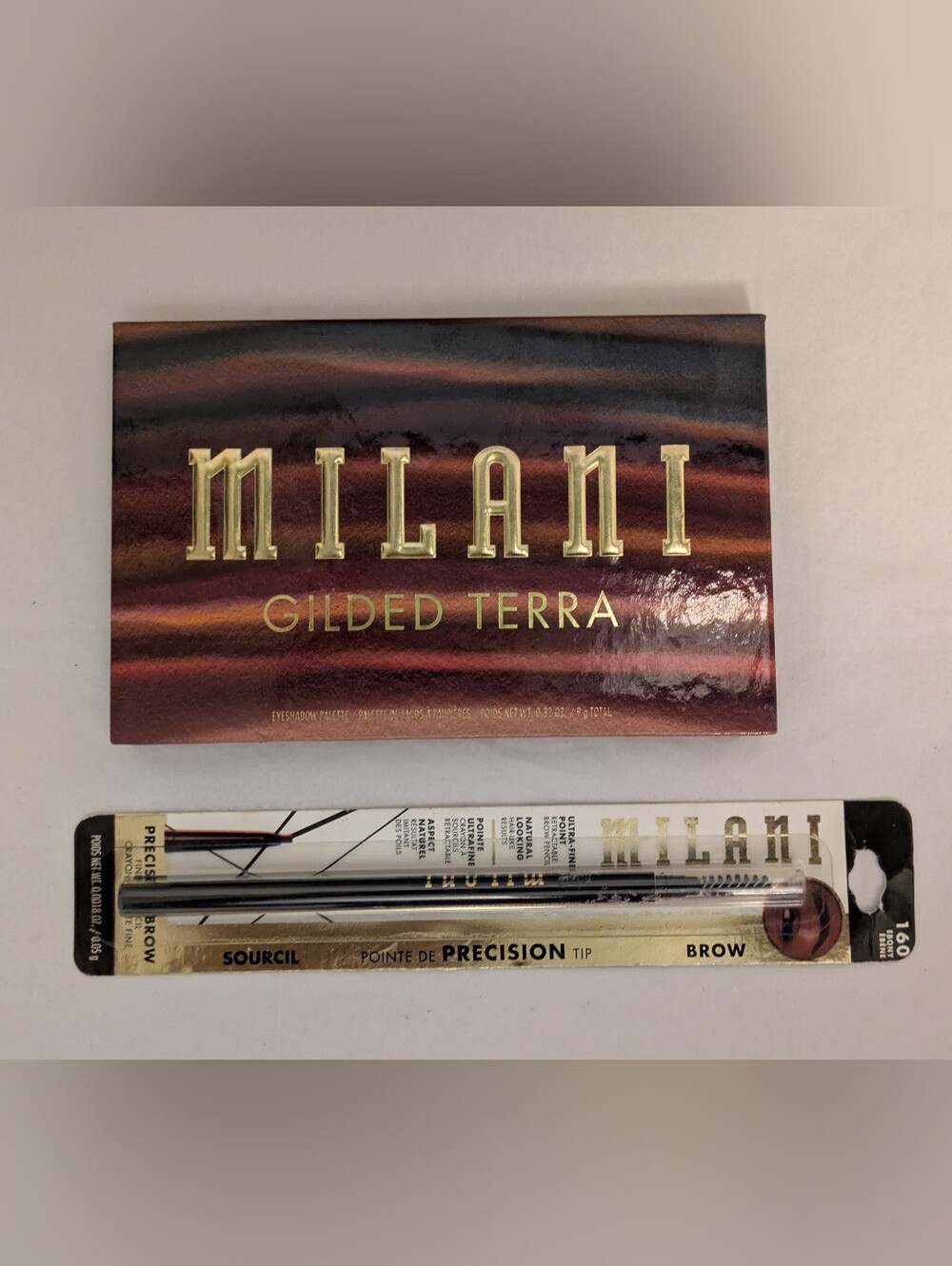 Milani Gilded Terra Eyeshadow Palette — Bronze, Gold, Copper & Deep Plum Shades